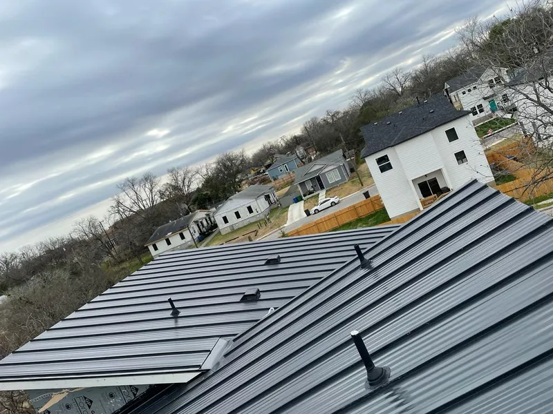 Standing seam metal roof panels with vents for Skylight Repair in Morris Plains